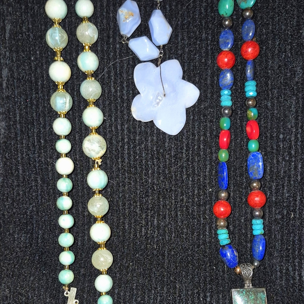 Multicolor Beaded Necklace Set